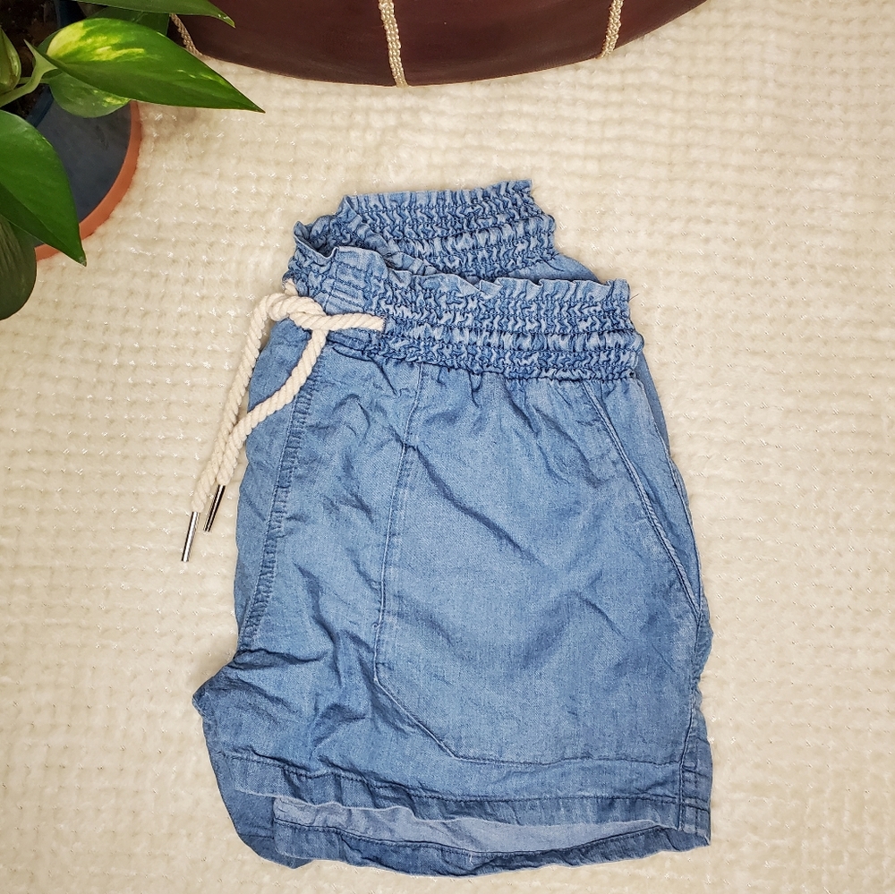 Tencel Drawstring Shorts